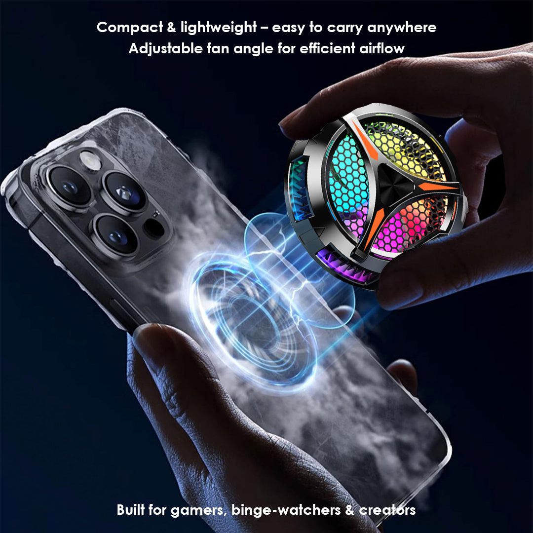 Magnetic Cooler Cooling Fan - IOS & Android Tablet