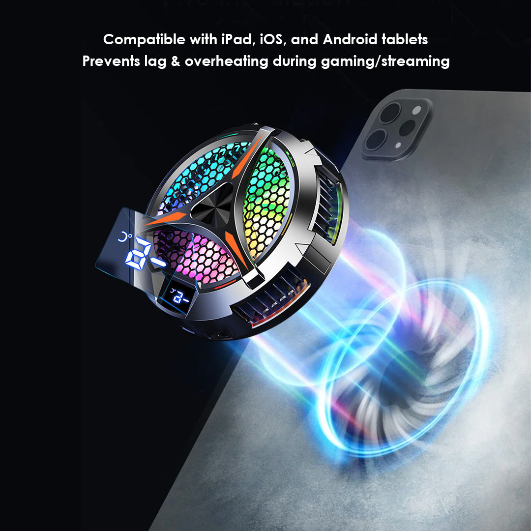 Magnetic Cooler Cooling Fan - IOS & Android Tablet