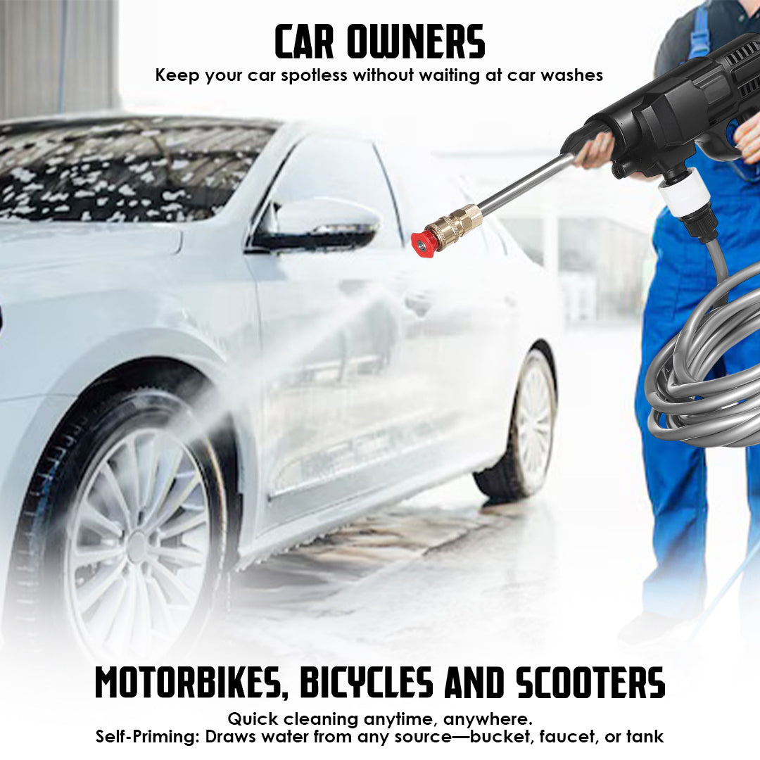 Cordless Car Washer Kit