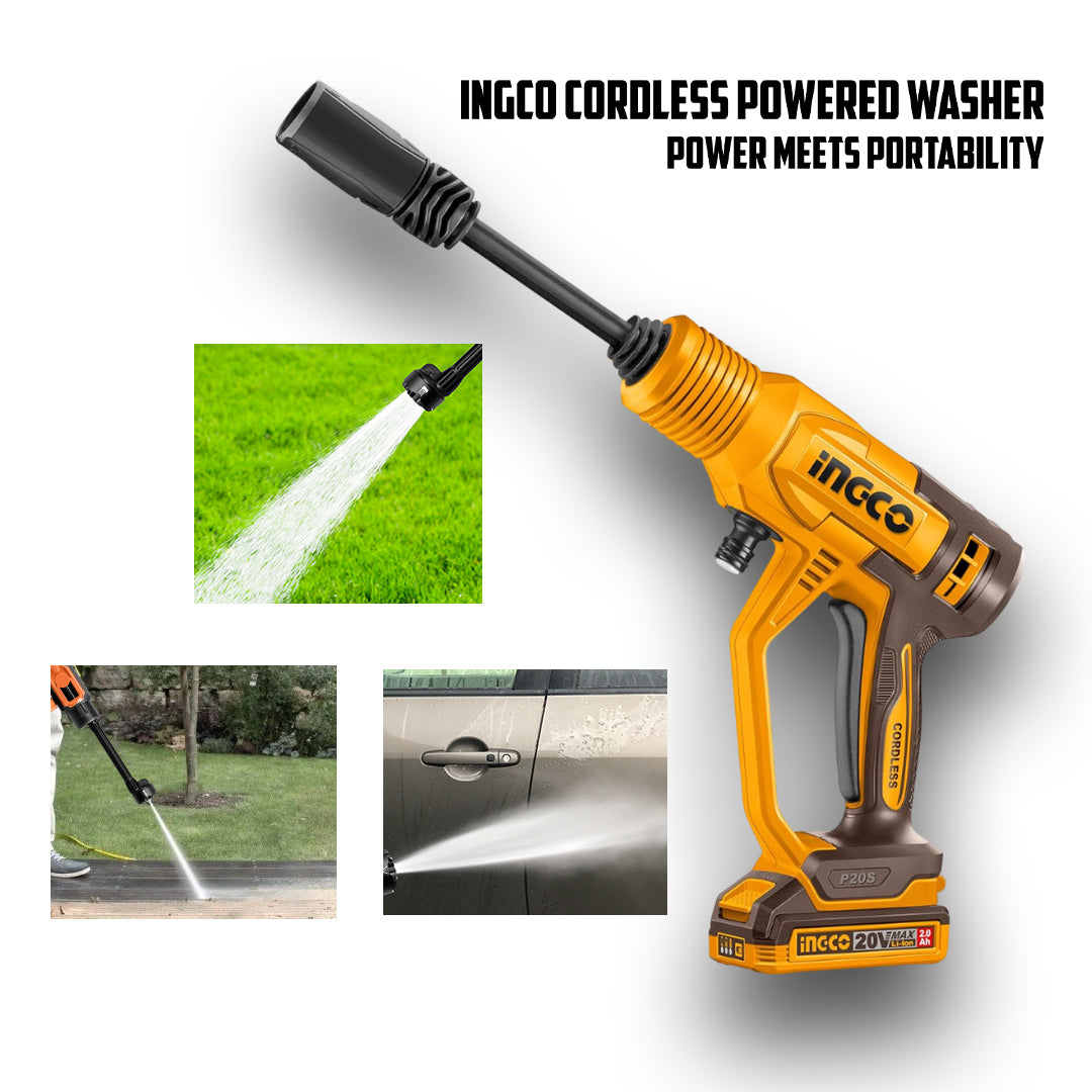 INGCO Cordless Powered Washer