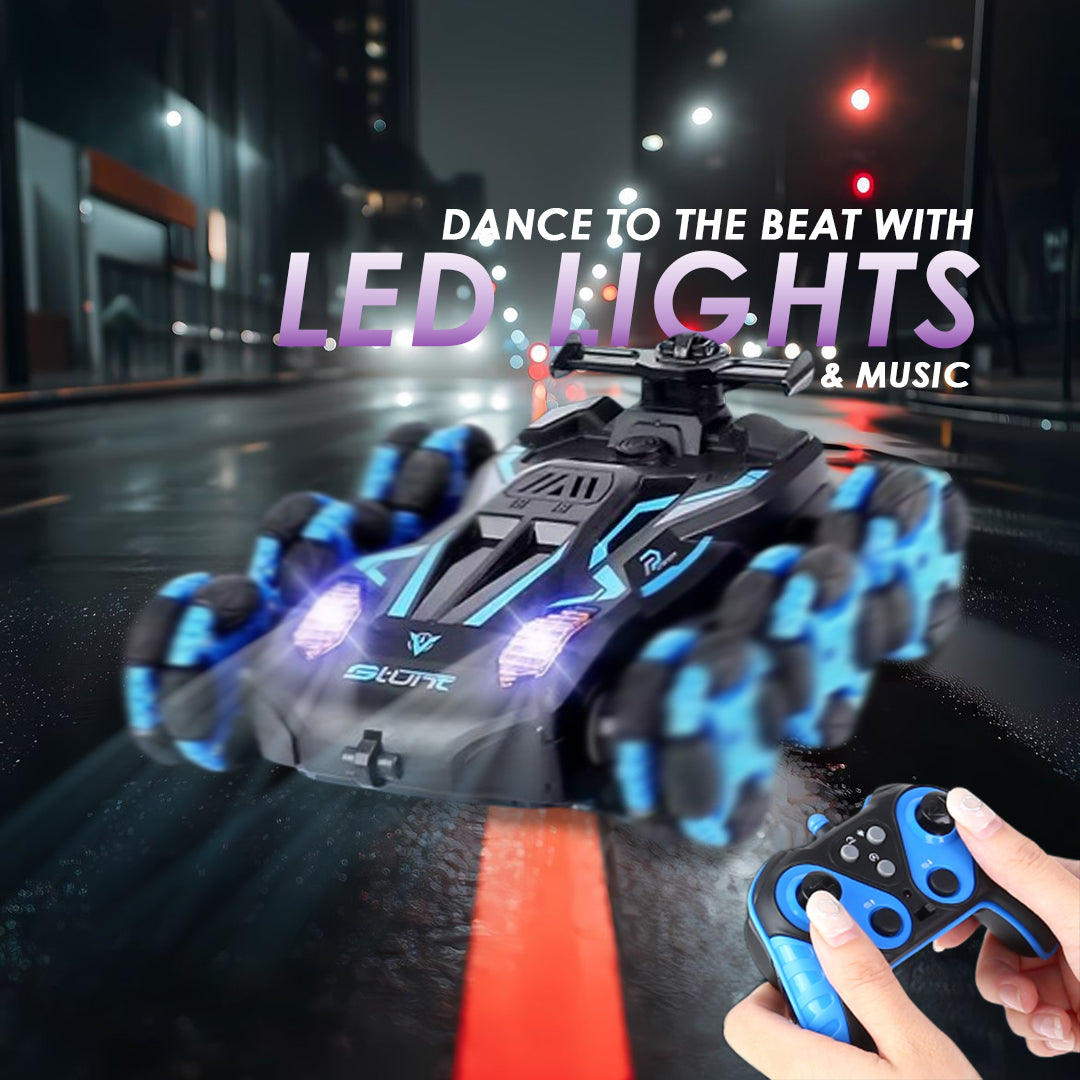 6-Wheel Stunt RC Car