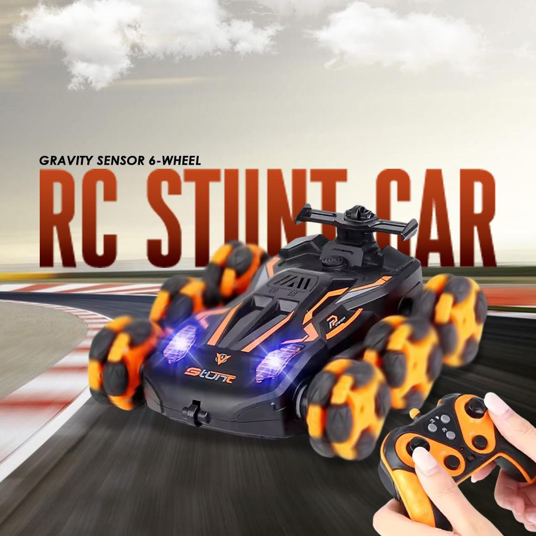 6-Wheel Stunt RC Car