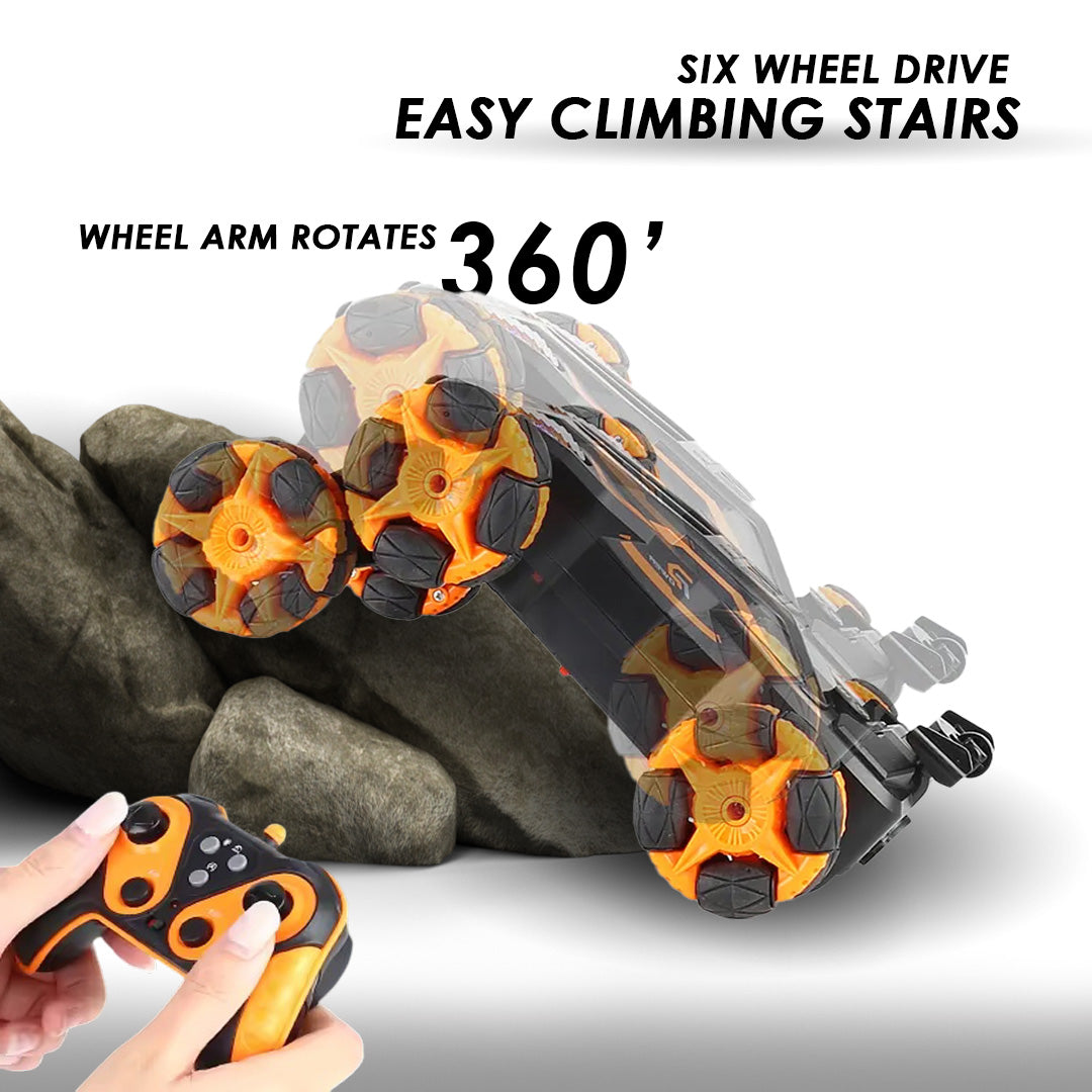 6-Wheel Stunt RC Car