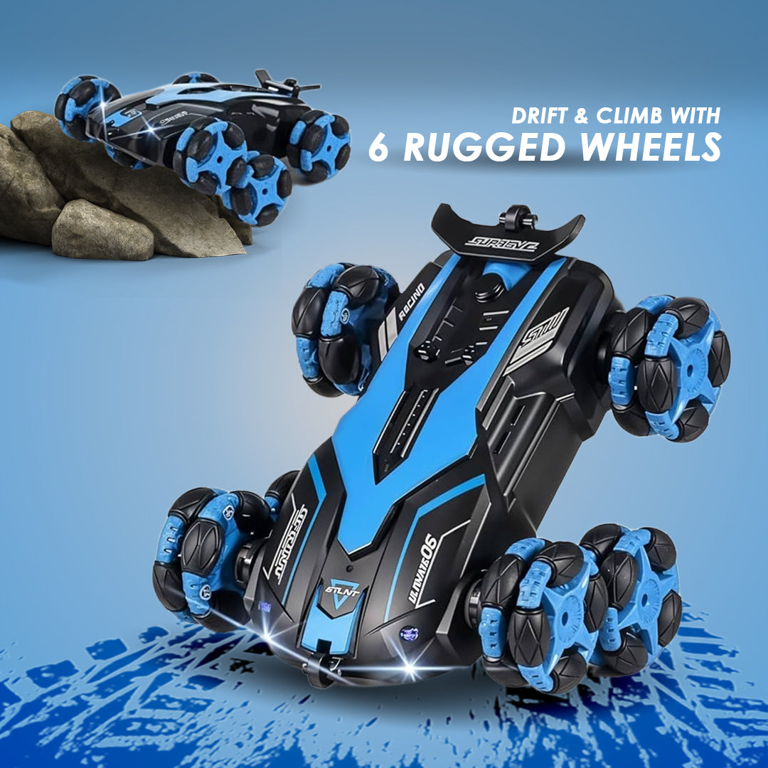 6-Wheel Stunt RC Car