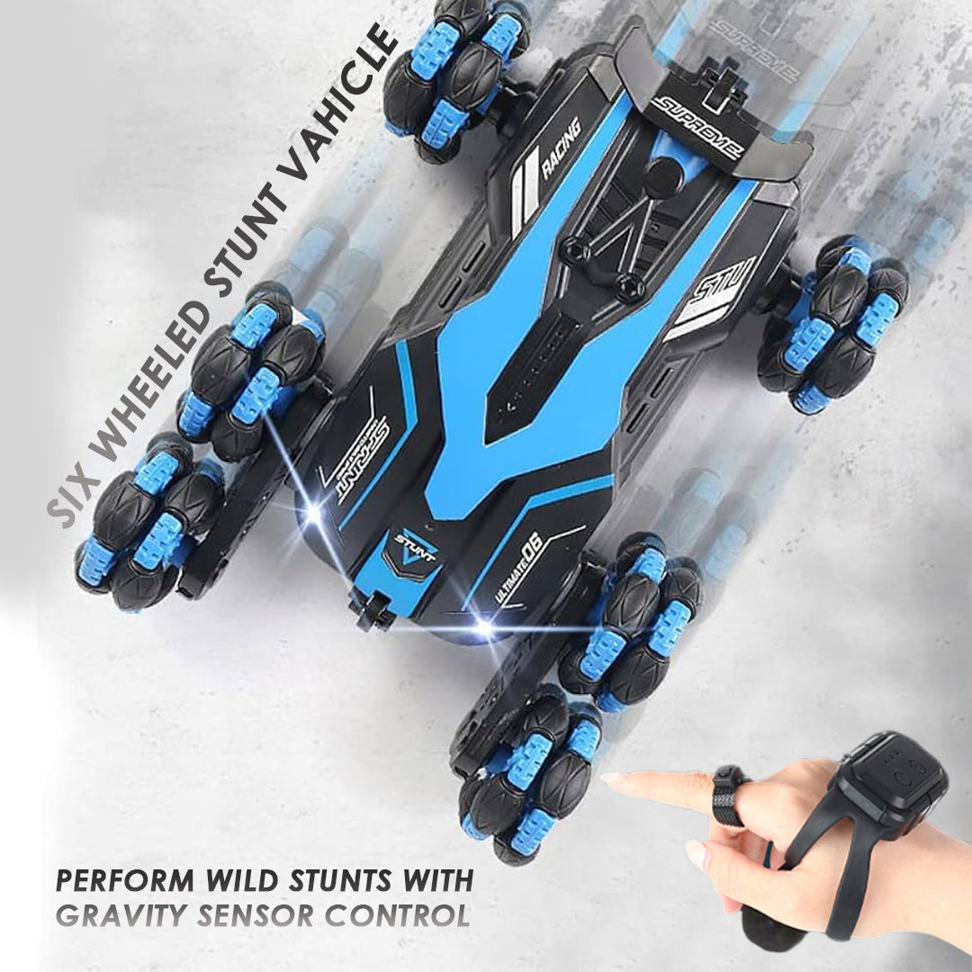 6-Wheel Stunt RC Car