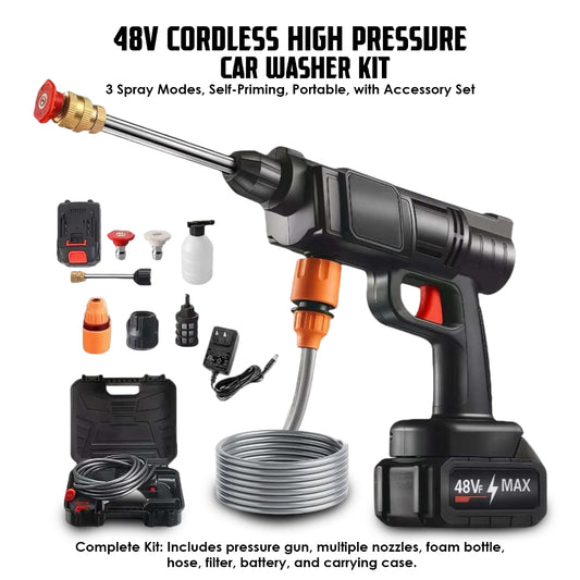 Cordless Car Washer Kit