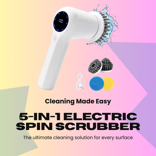5-in-1 Electric Spin Scrubber