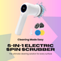 5-in-1 Electric Spin Scrubber