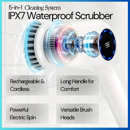 5-in-1 Electric Spin Scrubber