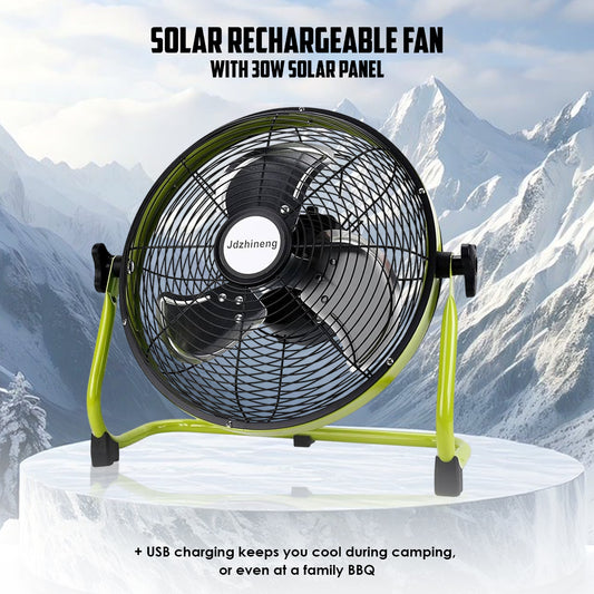 Solar Rechargeable Fan